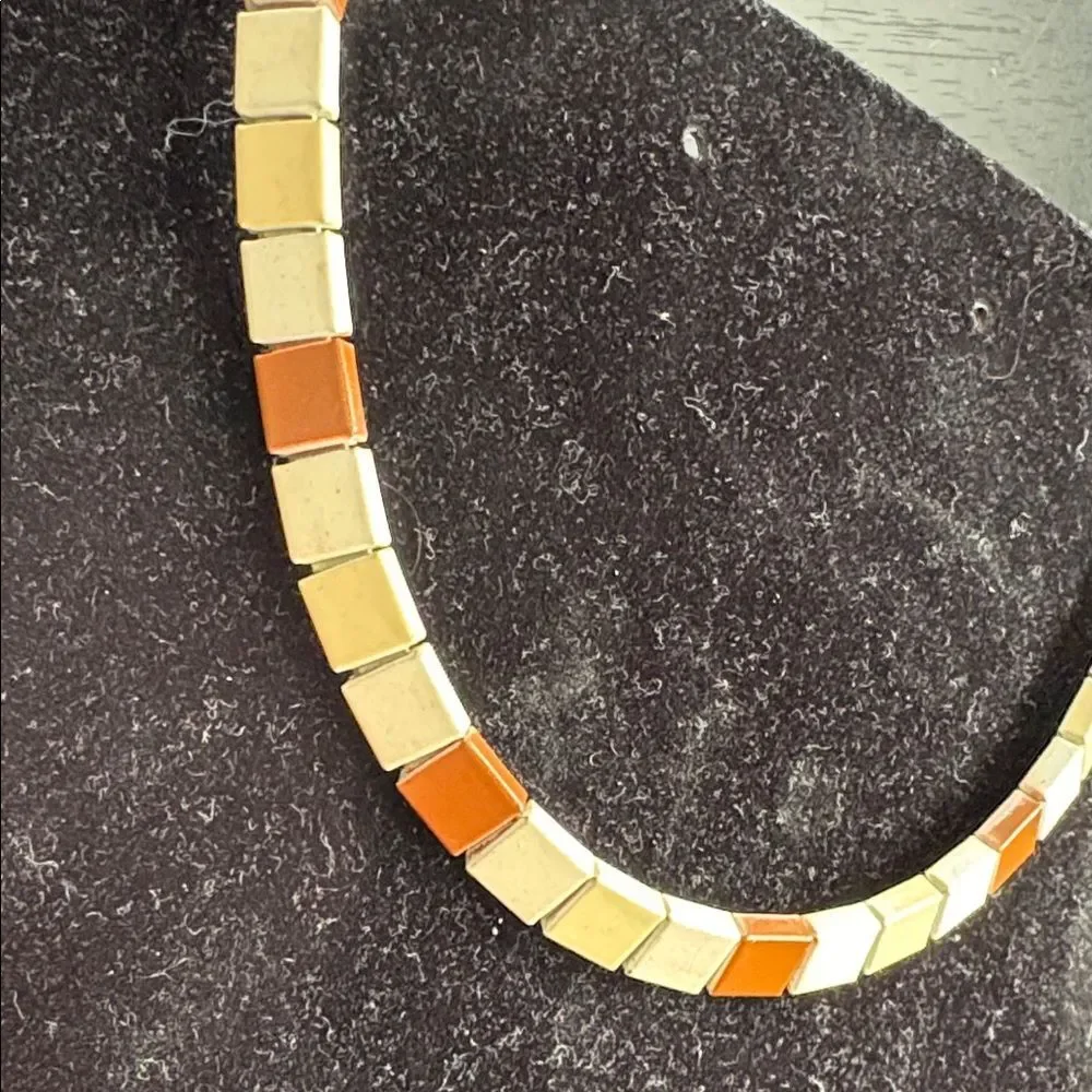 Vintage Stone Choker Necklace